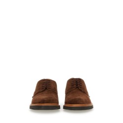 LACE-UP SHOE "VERDON VELOURS TERRA"