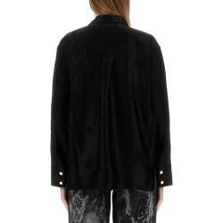 JACQUARD SATIN SHIRT