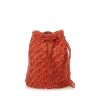 "POMPOM DOUBLE JUMP TAN" BAG