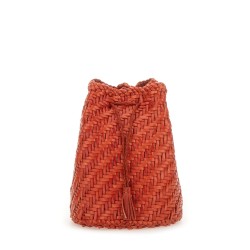 "POMPOM DOUBLE JUMP TAN" BAG