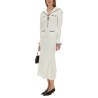 VISCOSE KNIT MIDI DRESS