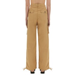 COTTON TWILL CARGO PANTS