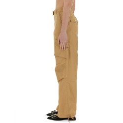 COTTON TWILL CARGO PANTS