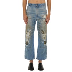 DISTRESSED JEANS EFFECT
