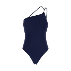 ONE-SHOULDER ONE-PIECE SWIMSUIT WITH CLIP