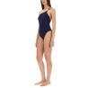 ONE-SHOULDER ONE-PIECE SWIMSUIT WITH CLIP