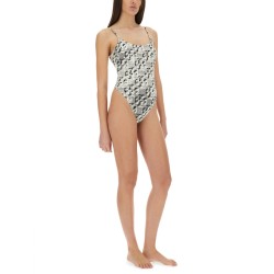 "GEMINI LINK" ONE-PIECE SWIMSUIT
