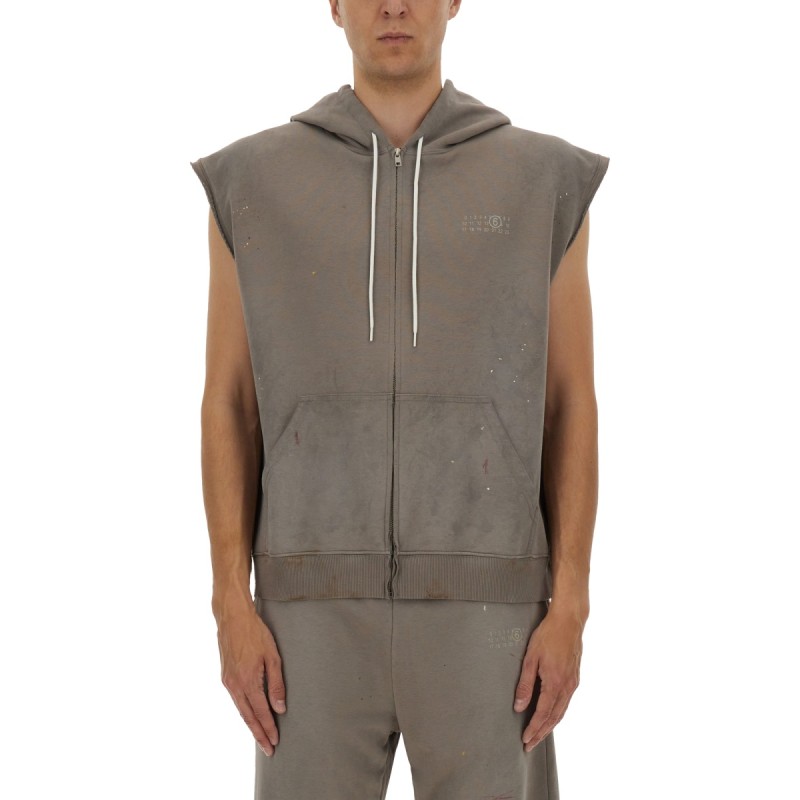SLEEVELESS SWEATSHIRT
