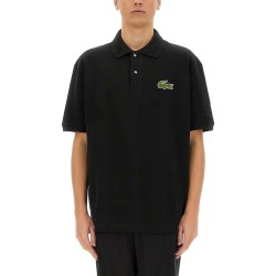 LOOSE FIT PIQUE POLO SHIRT