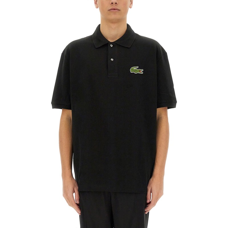 LOOSE FIT PIQUE POLO SHIRT