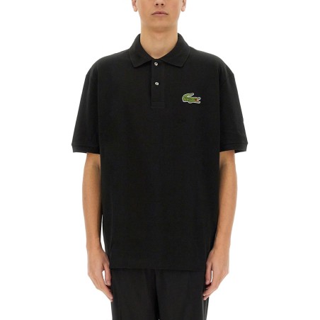 LOOSE FIT PIQUE POLO SHIRT