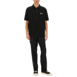 LOOSE FIT PIQUE POLO SHIRT