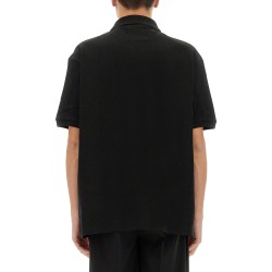 LOOSE FIT PIQUE POLO SHIRT