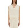 V-NECK WOOL VEST
