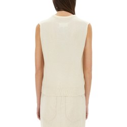 V-NECK WOOL VEST