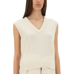 V-NECK WOOL VEST