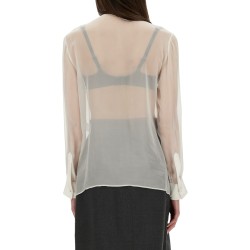 CHIFFON SHIRT WITH BOW