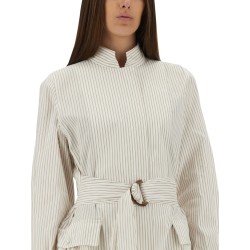 COTTON AND SILK BLOUSON