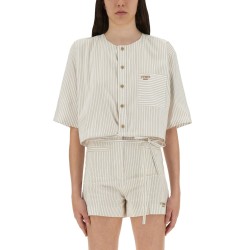 COTTON AND SILK SHIRT