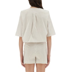 COTTON AND SILK SHIRT