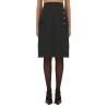 WOOL MIDI SKIRT