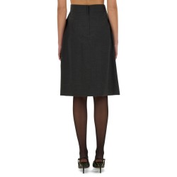 WOOL MIDI SKIRT