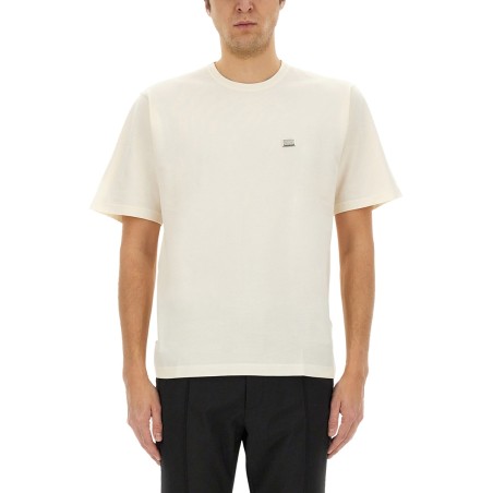 COTTON T-SHIRT WITH PLAQUE