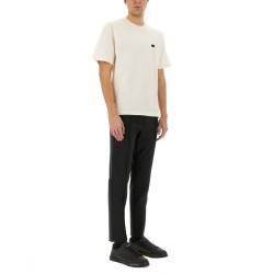 COTTON T-SHIRT WITH PLAQUE