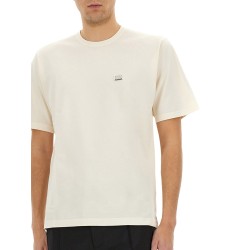 COTTON T-SHIRT WITH PLAQUE