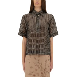 SILK NET SHIRT