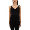 JACQUARD AND LACE SHEATH CORSETRY BUSTIER