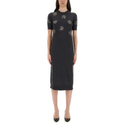 WOOL DRESS WITH EMBROIDERY