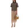 TULLE SKIRT WITH EMBROIDERY