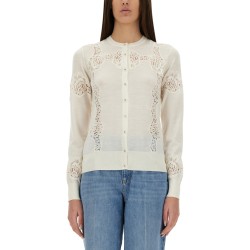 CASHMERE AND SILK CARDIGAN