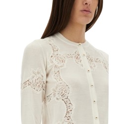 CASHMERE AND SILK CARDIGAN