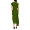 DRAPED MIDI DRESS