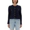 METALLIC KNIT JACKET