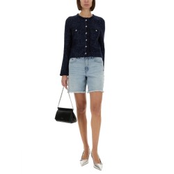 METALLIC KNIT JACKET