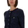 METALLIC KNIT JACKET