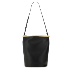 SMALL LEATHER BUCKET BAG