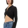 CROPPED POLO SHIRT "TWIST"