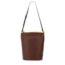 SMALL LEATHER BUCKET BAG