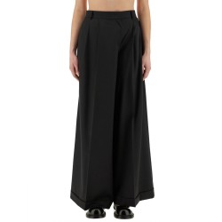 ASYMMETRICAL WOOL PANTS