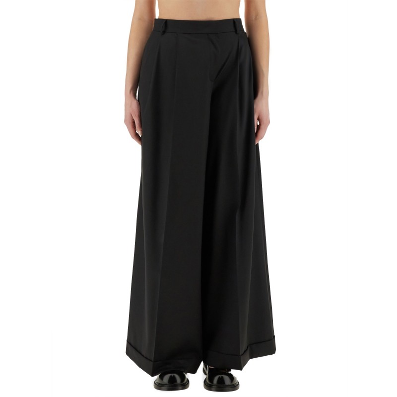 ASYMMETRICAL WOOL PANTS