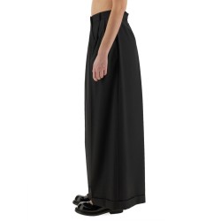 ASYMMETRICAL WOOL PANTS