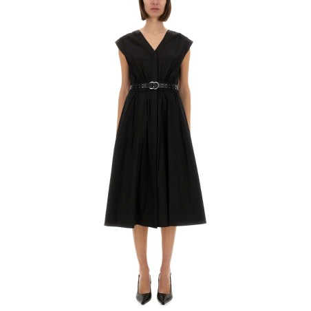 MIDI DRESS WITH BELT