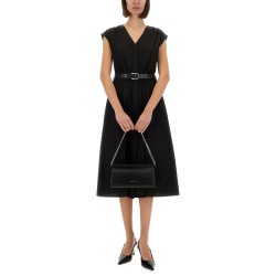 MIDI DRESS WITH BELT