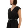 MIDI DRESS WITH BELT