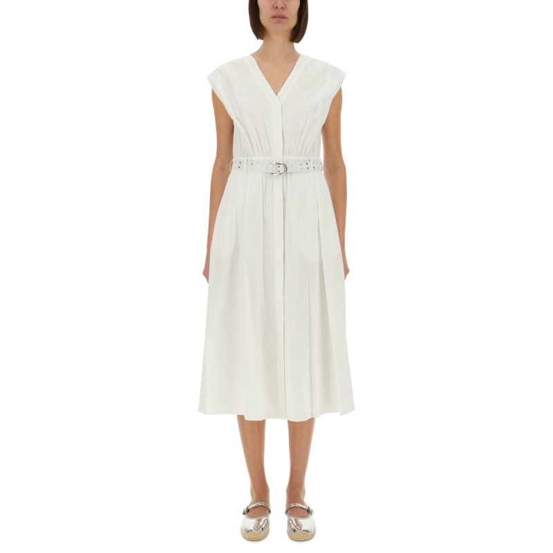 MIDI DRESS WITH BELT
