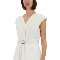 MIDI DRESS WITH BELT
